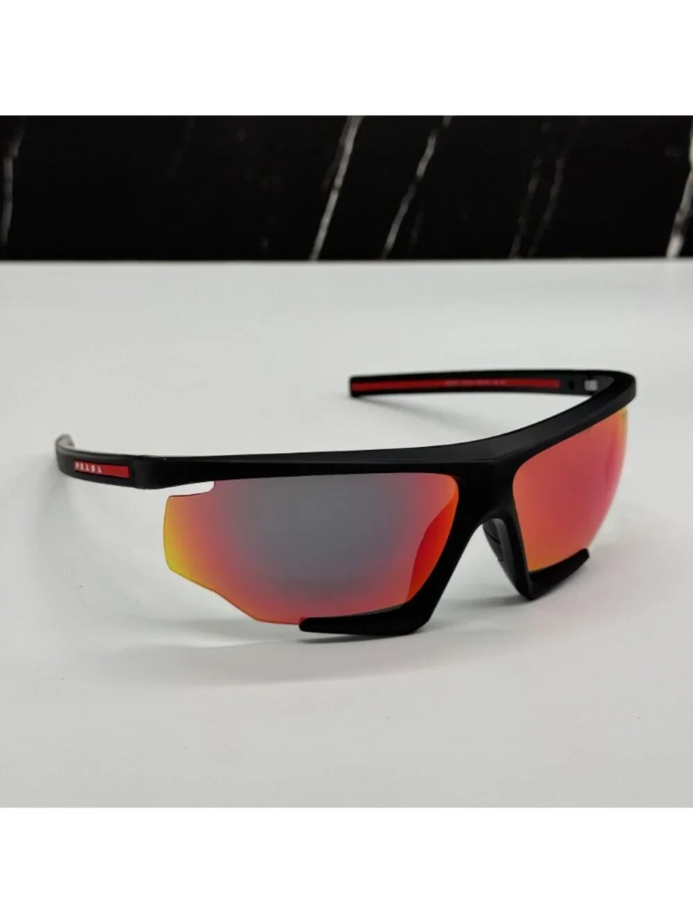 Prada Sport Linea Rossa PS07YS DG010A Sport Sunglasses Authentic NEW
